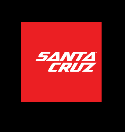 Logo de la marque Santa Cruz Bicycles, spécialisée dans les VTT haut de gamme